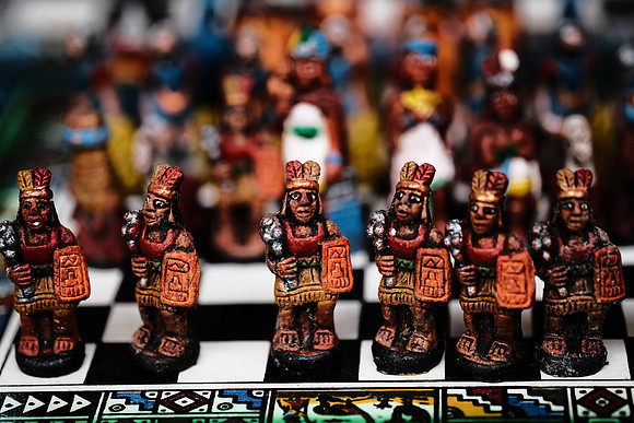 Mayan Chess Pieces ~Mindo