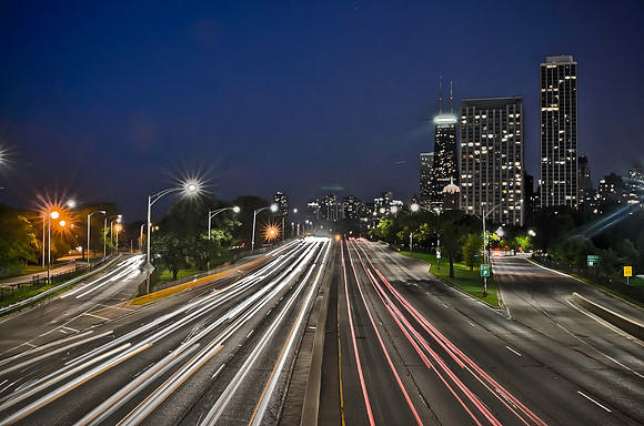 Traffic Lights ~Lake Shore Drive, Chicago, IL