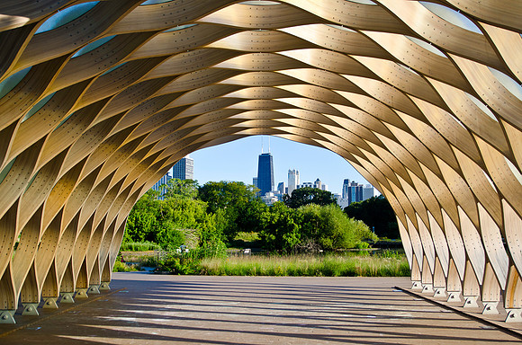 Curvaceous Wood Pavilion by Studio Gang Architects - Lincoln Park Zoo ~Chicago, IL