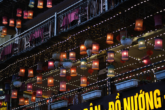 Traditional Vietnamese Bamboo & Silk Lanterns ~Hanoi