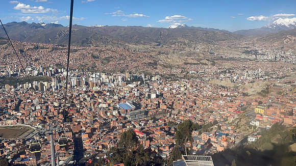 La Paz by cable car ~Bolivia