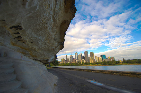 Sydney Skyline ~Mrs. Macquarie's Chair, Sydney, Australia