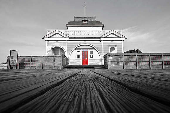 Red Door ~St. Kilda Pier Kiosk ~St. Kilda, Australia
