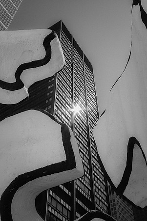 Monument with Standing Beast by Jean Dubuffet- James R. Thompson Center ~Chicago, IL