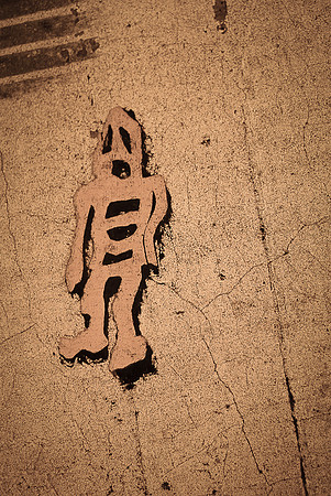 Sticker on The Sidewalk ~Chicago, IL