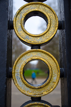 Main Gates at Buckingham Fountain ~London, UK