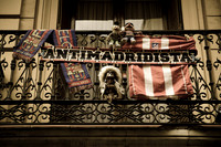 Antimadrista - Balcony decorations ~Madrid, Spain