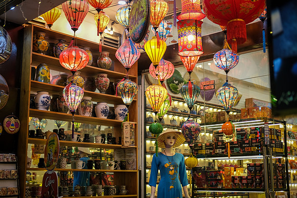 Traditional Vietnamese Bamboo & Silk Lanterns ~Hanoi