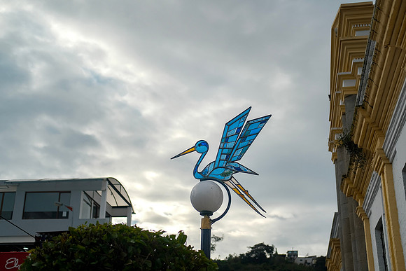 Stork Street Lamp Art ~Otavalo