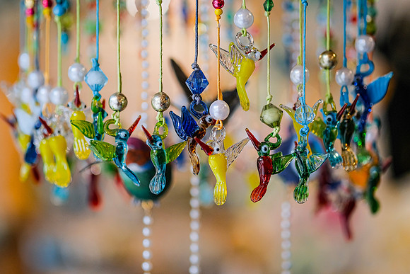 Culibri (Hummingbird) Glass pendants ~Mindo