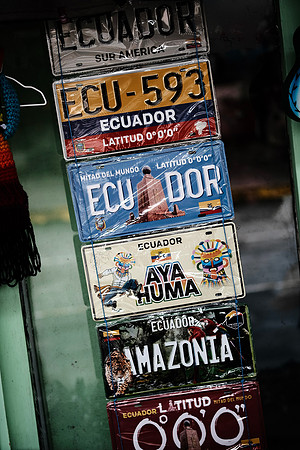 License Plates ~Mindo