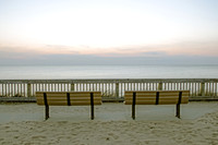 Sunset Benches - Oval Beach ~Saugatuck, MI