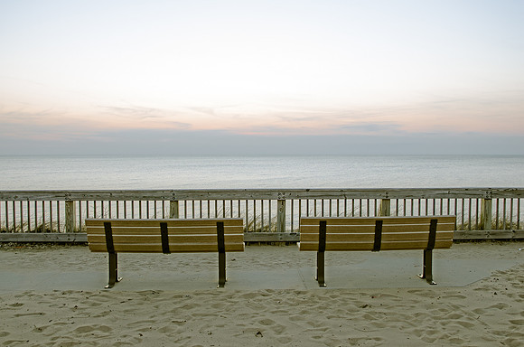 Sunset Benches - Oval Beach ~Saugatuck, MI