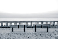 Sunset Benches - Oval Beach ~Saugatuck, MI