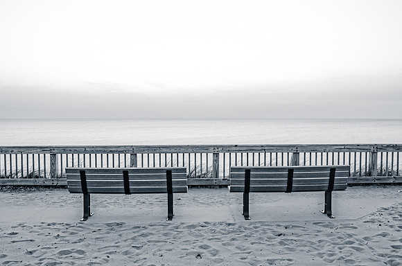 Sunset Benches - Oval Beach ~Saugatuck, MI