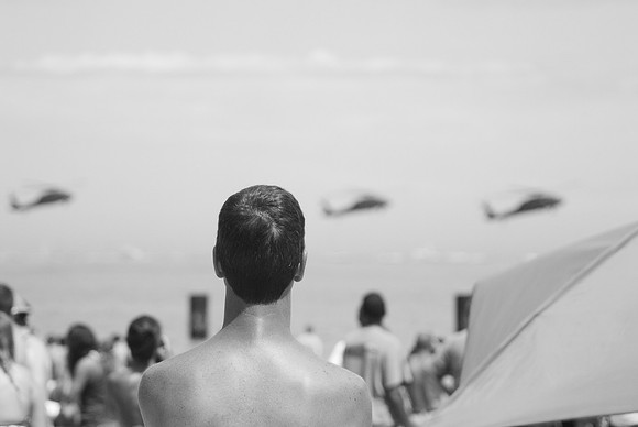 Watching Blackhawks - Chicago Air & Water Show ~Chicago, IL