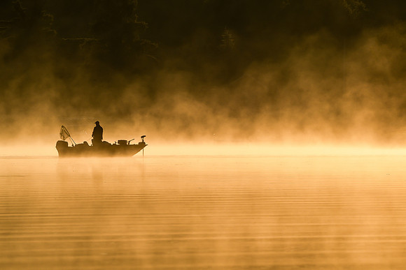 Sunrise Fishing, Portage Lake ~Dollar Bay, MI